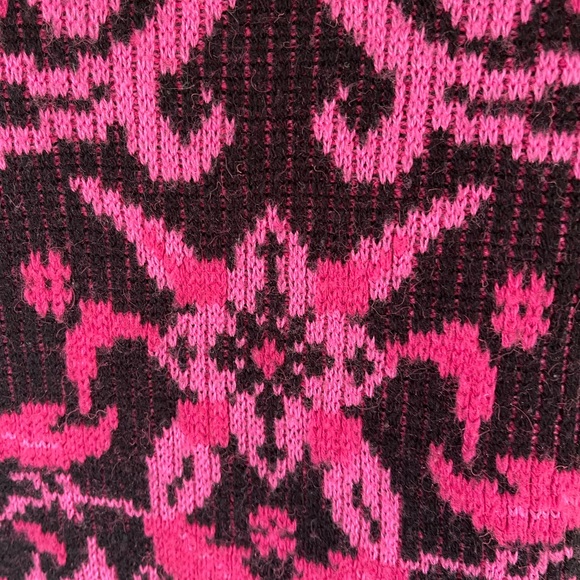 Vintage 80s!🩷 Floral sweater vest top.  SMALL - Picture 4 of 7